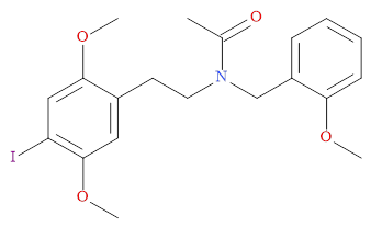 structure of 25I-NBOMe